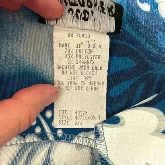 Vintage‎ Jodi Kristopher Hawaiian mini dress size 5/6 - Picture 8 of 9